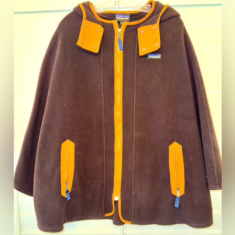 Patagonia Synchilla Cape Jacket with Orange Trim